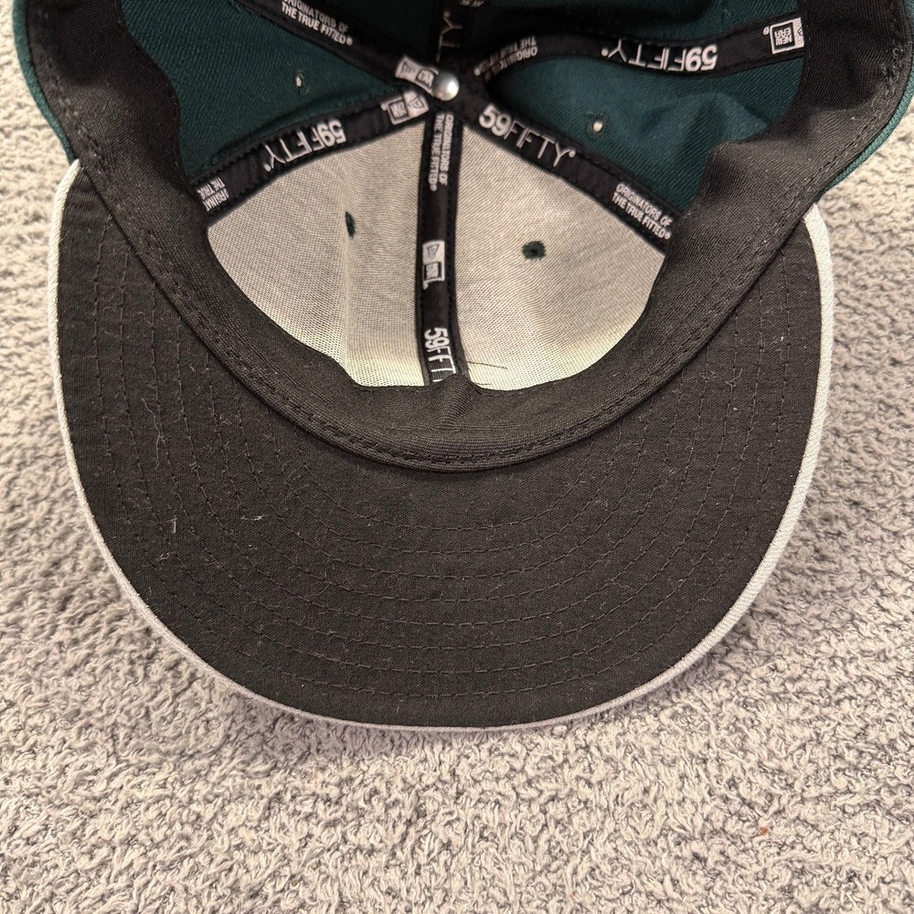 Fort Wayne TinCaps Hat Cap Fitted Mens 7 1/2 Green MILB Baseball 59FIFTY New Era - Picture 9 of 13